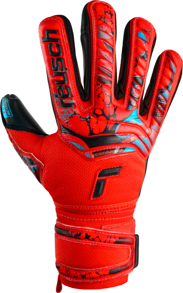 Reusch Attrakt Gold X Finger Support Junior 5372950 3333 schwarz rot front
